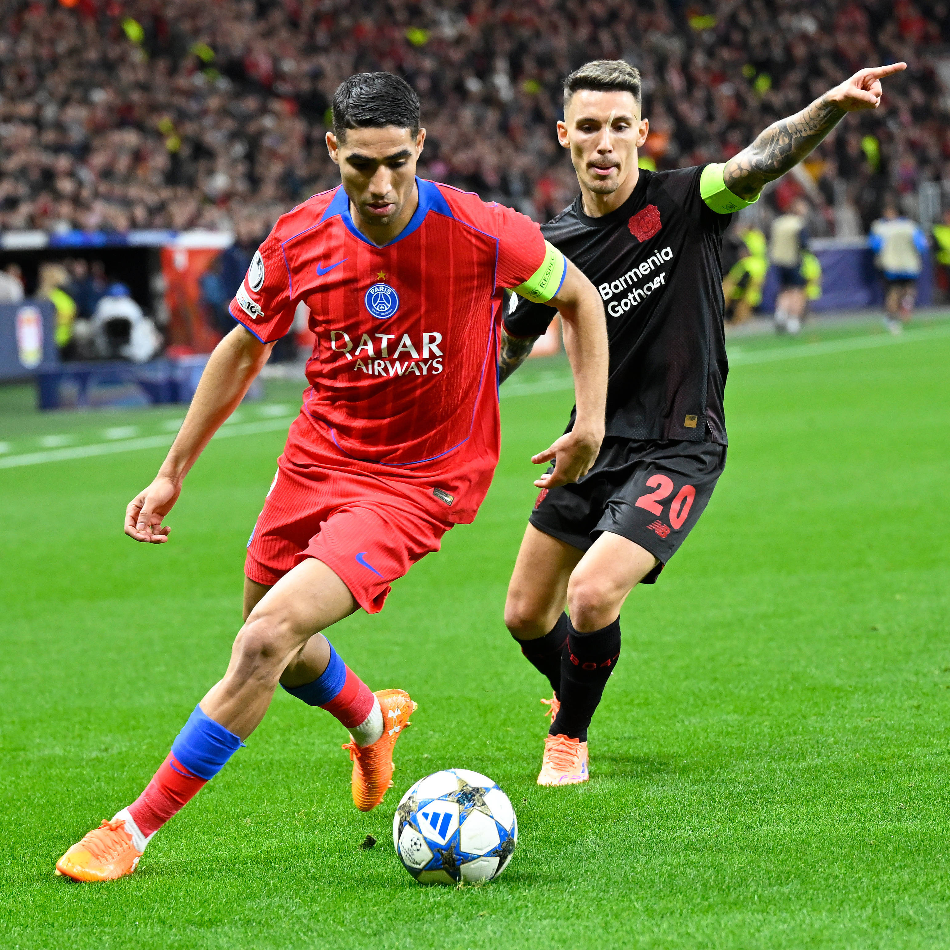 巴黎圣日耳曼豪取欧冠核心分