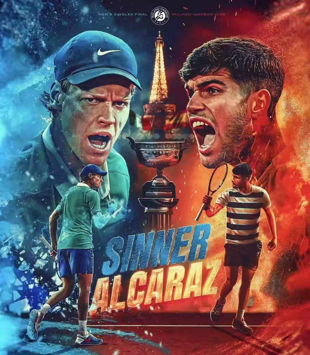 关于年终总决赛绝杀戴维斯杯，阿尔卡拉斯统治全场的信息